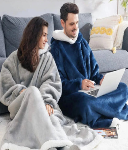 The Midnight Robe — Floor-Length Wearable Blanket