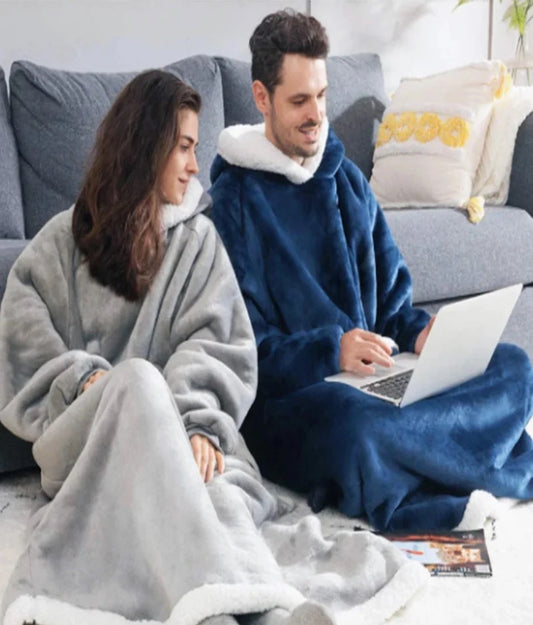 The Midnight Robe — Floor-Length Wearable Blanket
