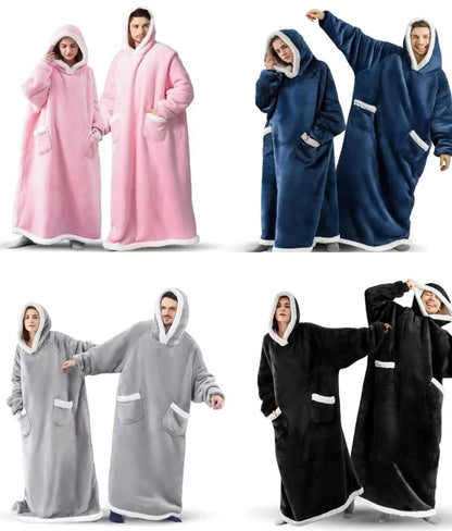 The Midnight Robe — Floor-Length Wearable Blanket