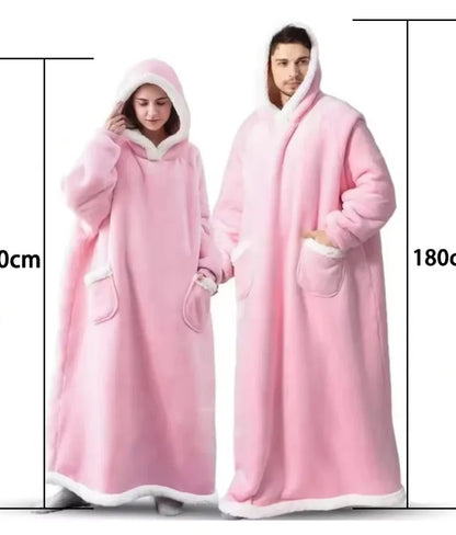 The Midnight Robe — Floor-Length Wearable Blanket